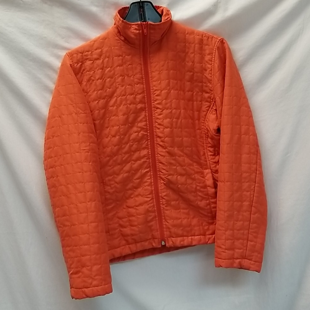 Lilly Pulitzer Quilted Orange Light Jacket Sz S